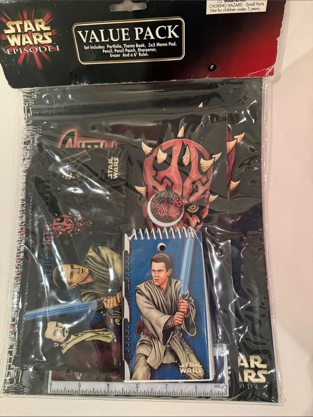 Star Wars Episode 1 School Supplies Notebook Pencil Case Darth Maul Value Pack